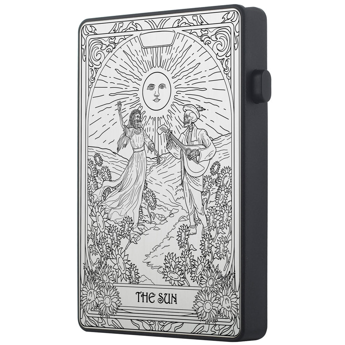 The Sun Tarot Wallet – RFID Pop-Up Card Holder | Press Button Model