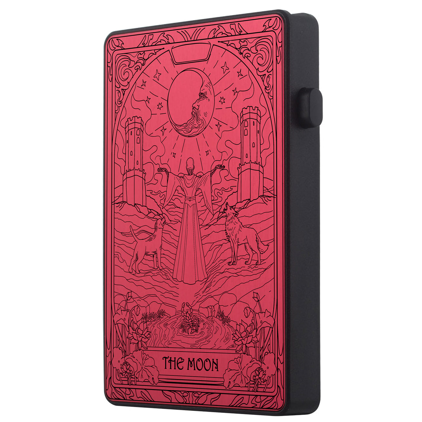 The Moon Tarot Wallet – RFID Pop-Up Card Holder | Press Button Model