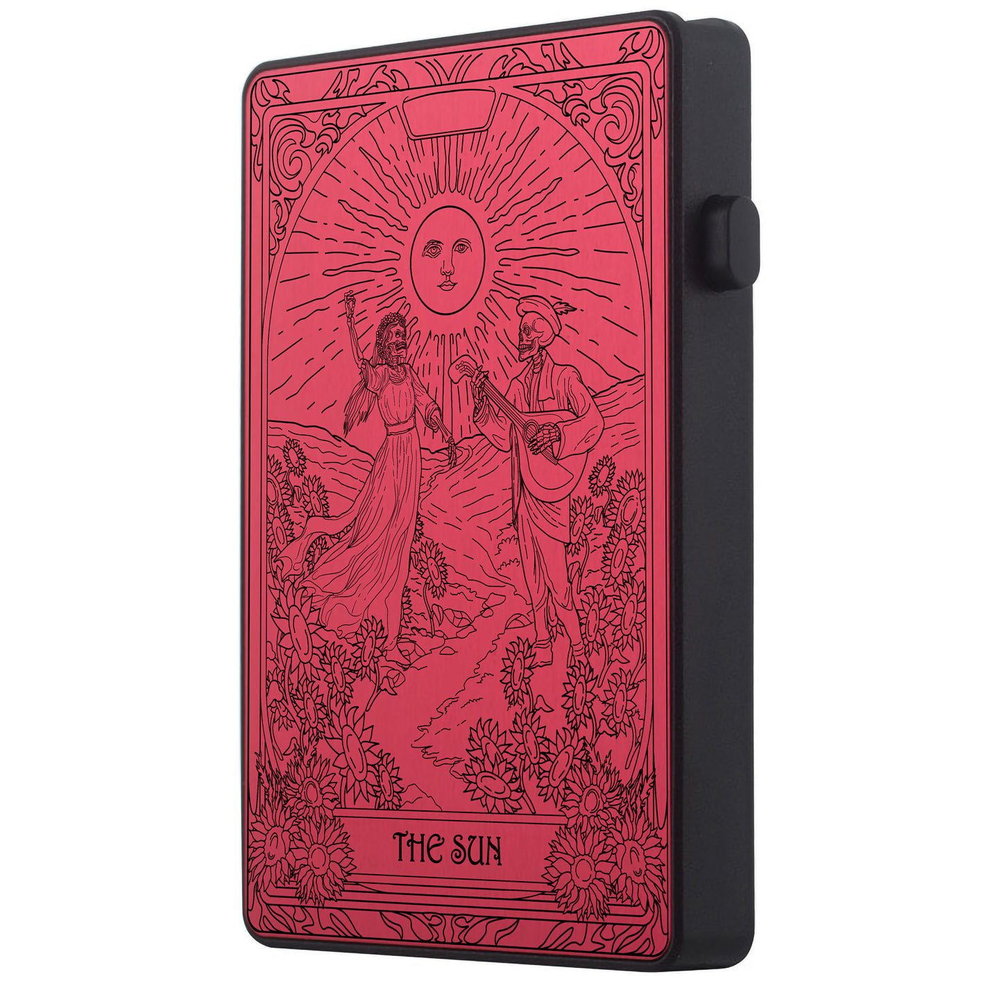 The Sun Tarot Wallet – RFID Pop-Up Card Holder | Press Button Model
