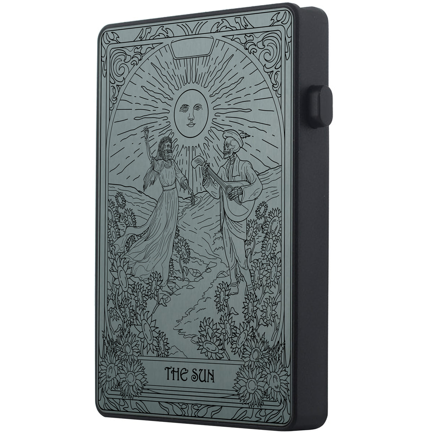 The Sun Tarot Wallet – RFID Pop-Up Card Holder | Press Button Model