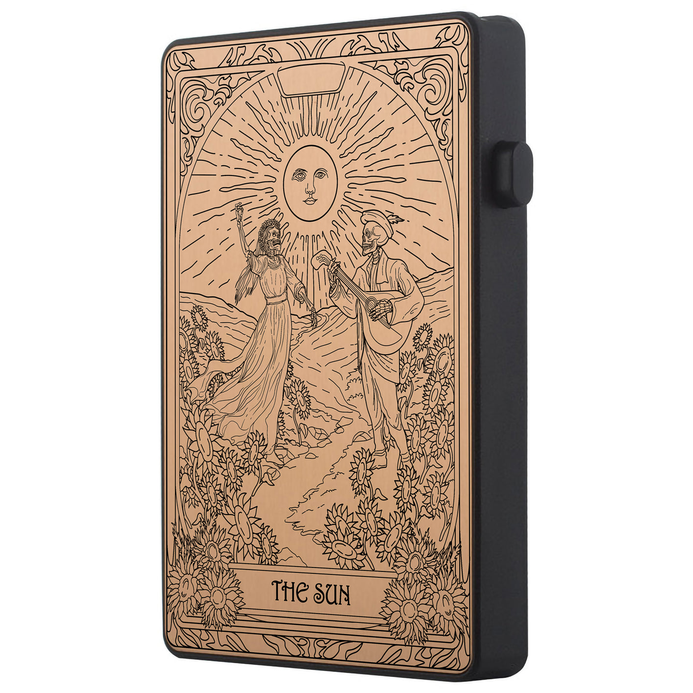The Sun Tarot Wallet – RFID Pop-Up Card Holder | Press Button Model