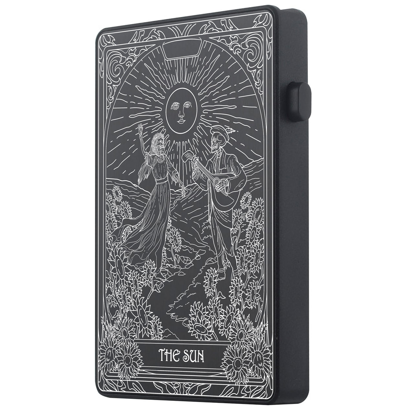 The Sun Tarot Wallet – RFID Pop-Up Card Holder | Press Button Model