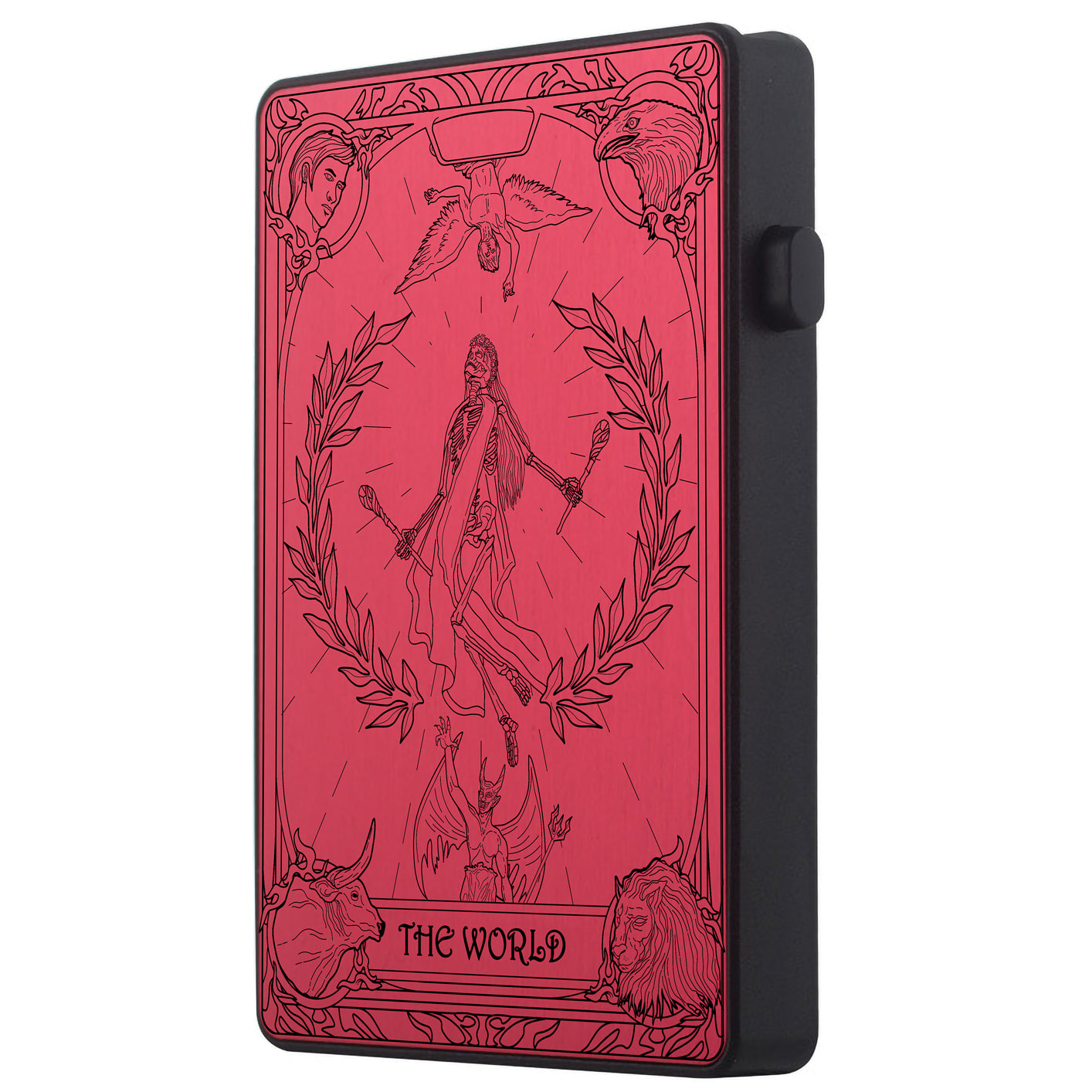 The World Tarot Design - Pop-up ID, Credit Card Wallet - [Press Button Model]