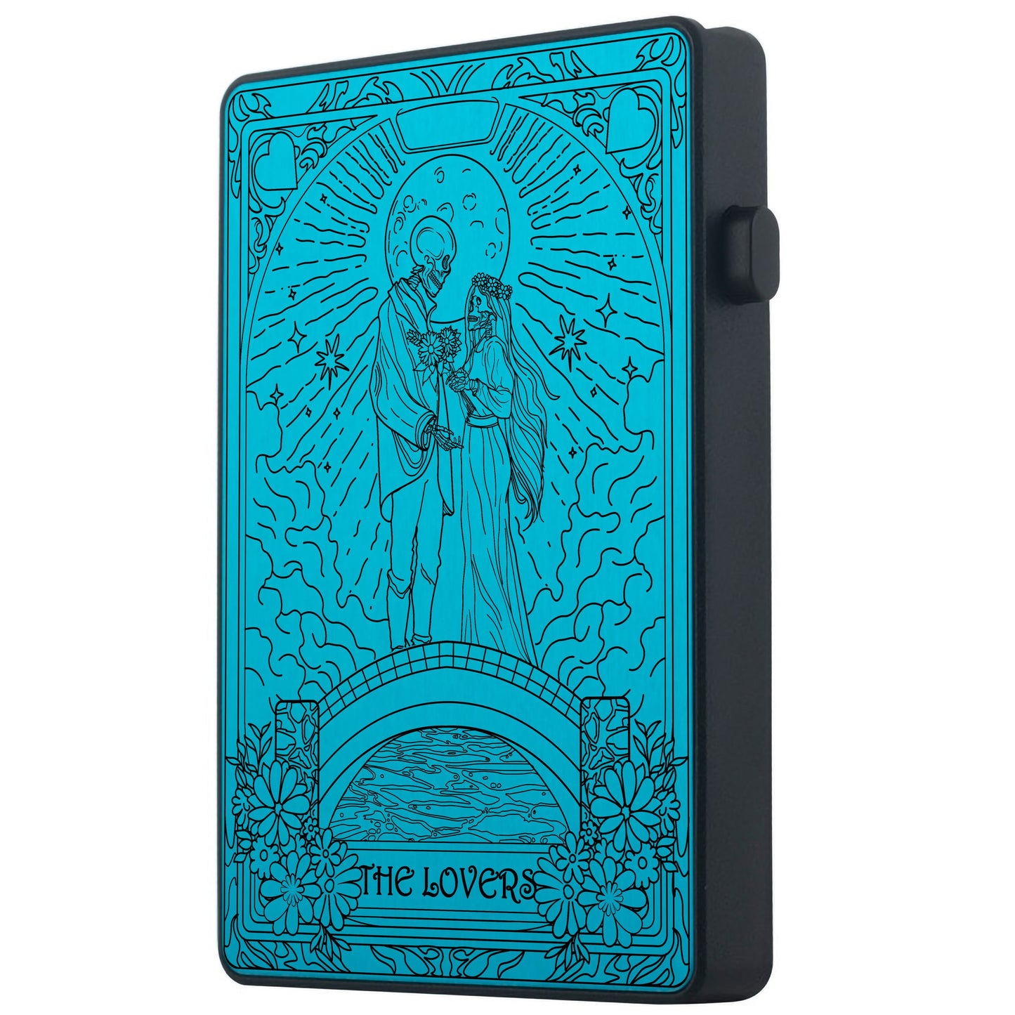 The Lovers Tarot Design - Pop-up ID, Credit Card Wallet - [Press Button Model]