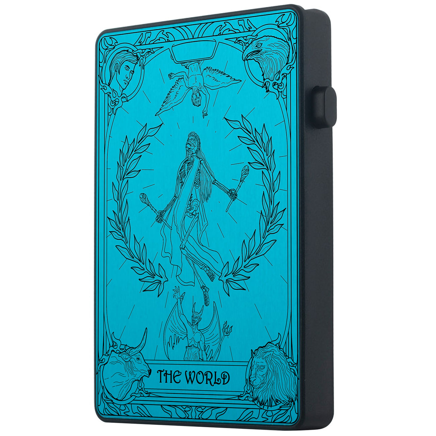 The World Tarot Design - Pop-up ID, Credit Card Wallet - [Press Button Model]