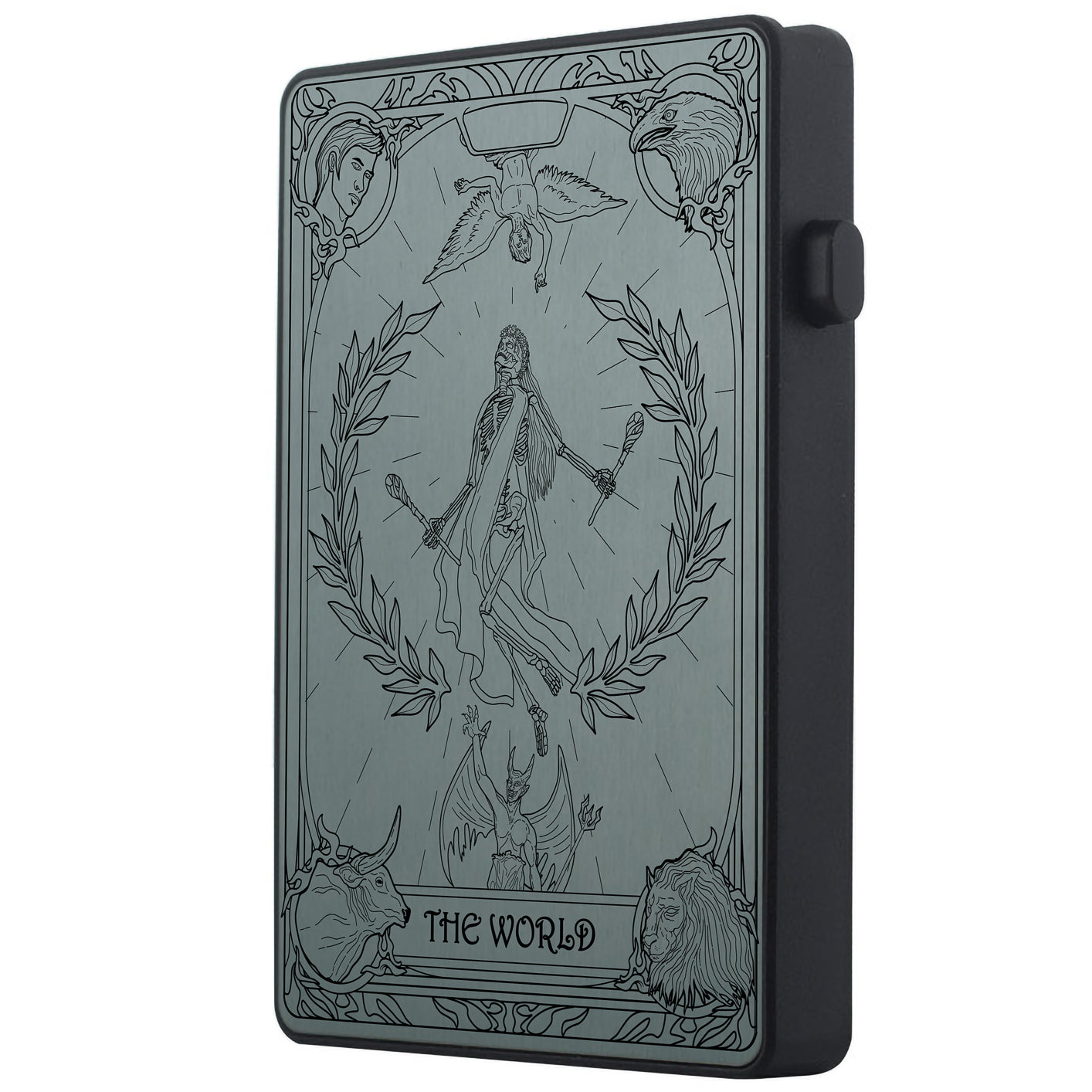 The World Tarot Design - Pop-up ID, Credit Card Wallet - [Press Button Model]