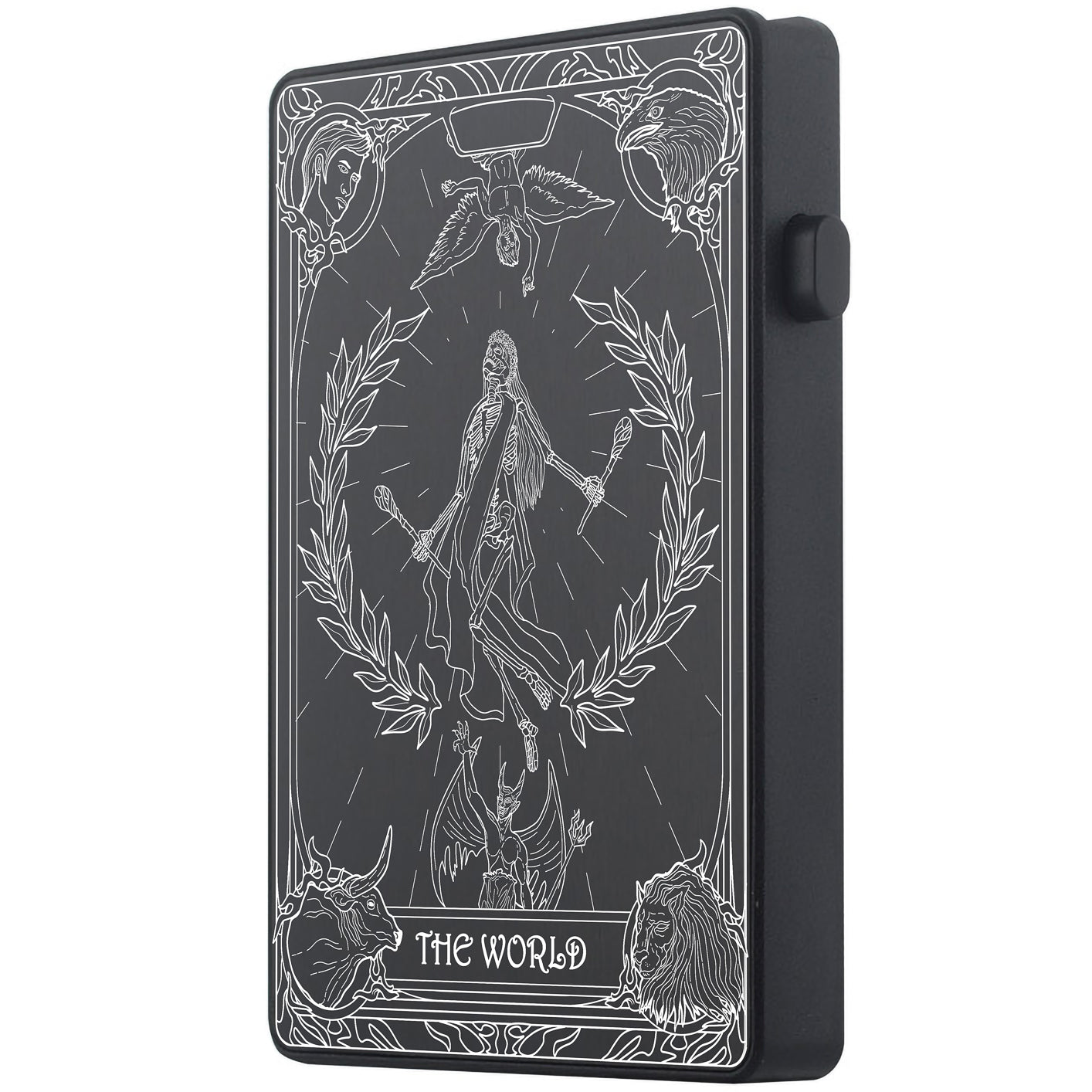 The World Tarot Design - Pop-up ID, Credit Card Wallet - [Press Button Model]